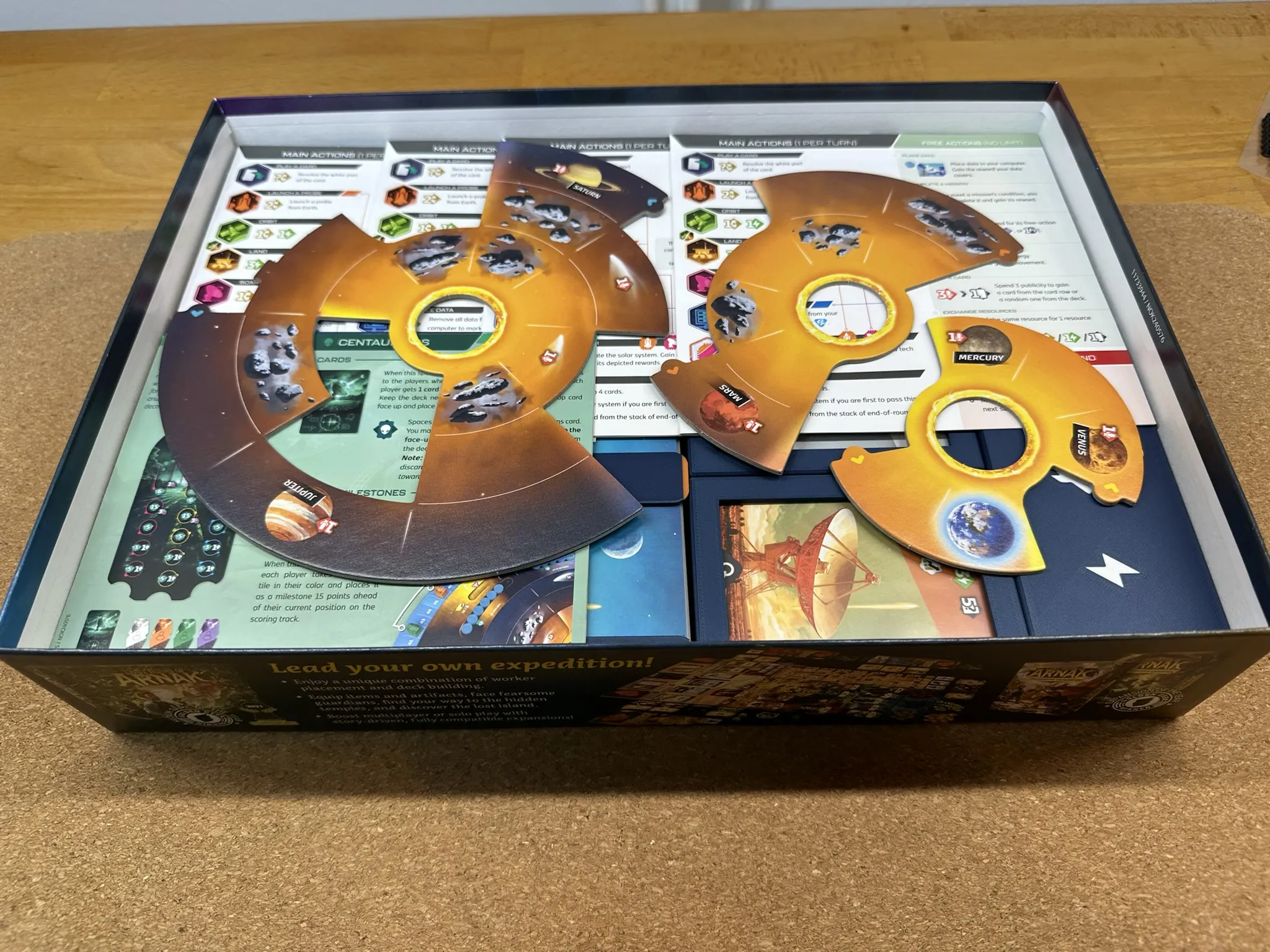 SETI Boardgame Insert Organizer - Free 3D Print Model - MakerWorld