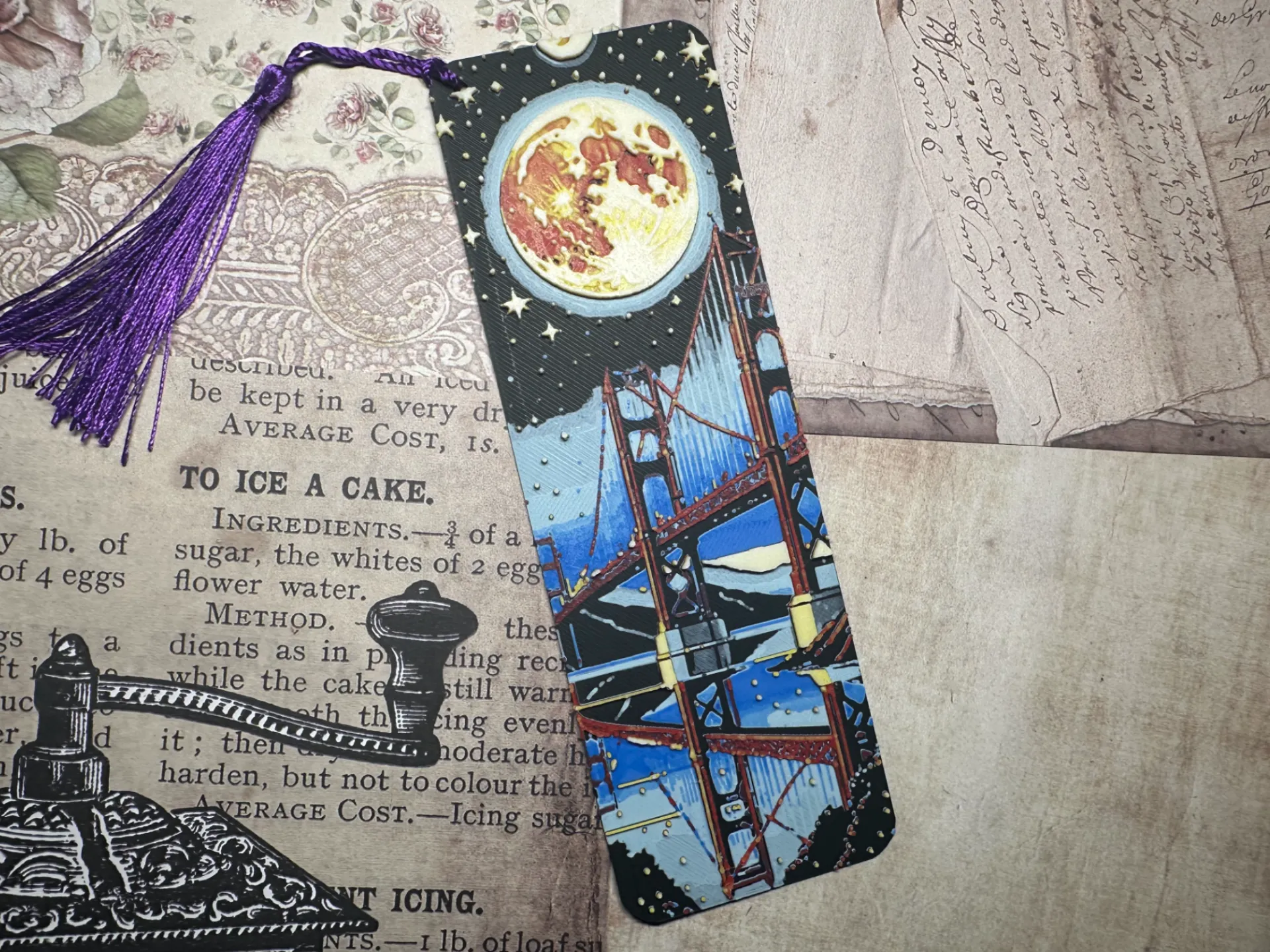 BookMark_GoldenGateBridge_Hueforge