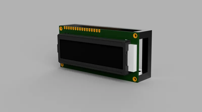 LCD 16x2 i2c holder