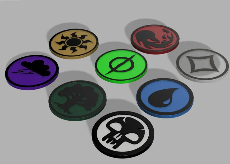 MTG Poker chip set