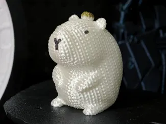 冬日版可爱针织卡皮巴拉