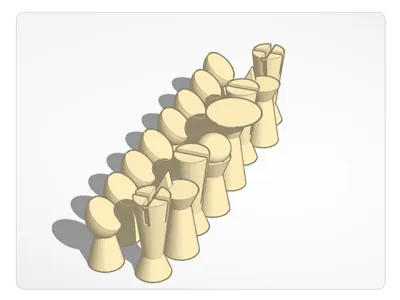Minimalist Chess Set 