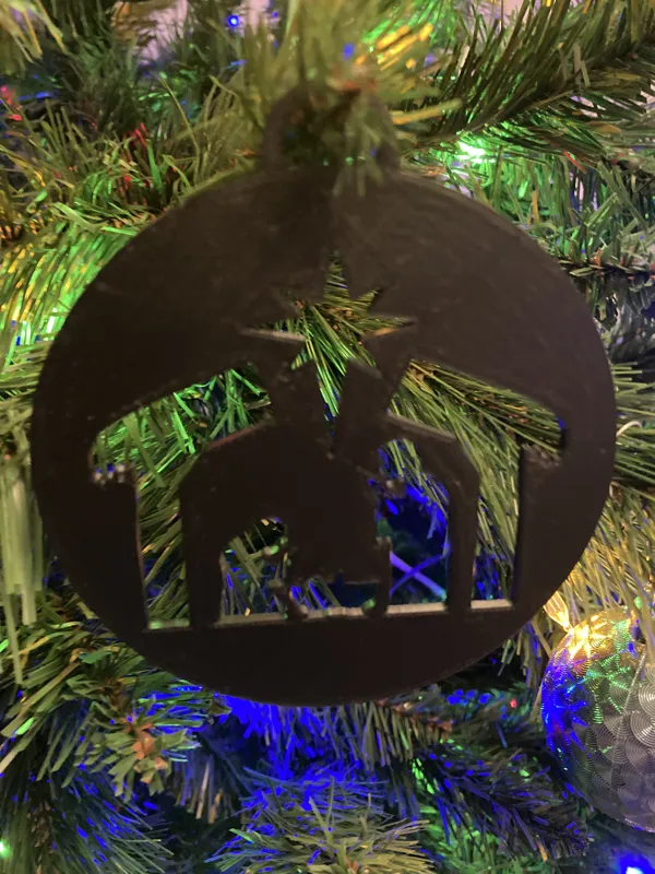 Nativity Christmas ornament