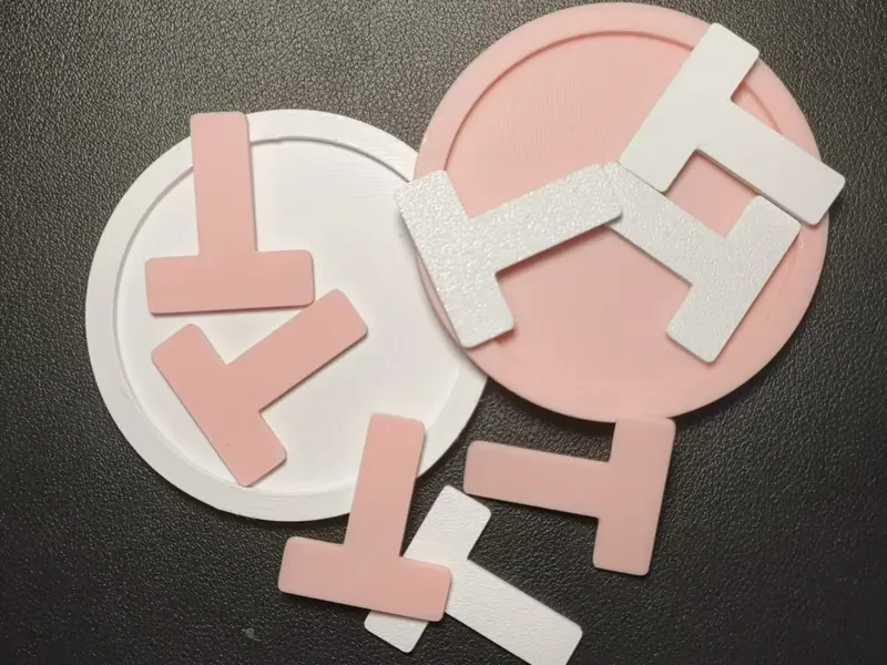 快来解开这道难题吧！T 型圆框 PUZZLE