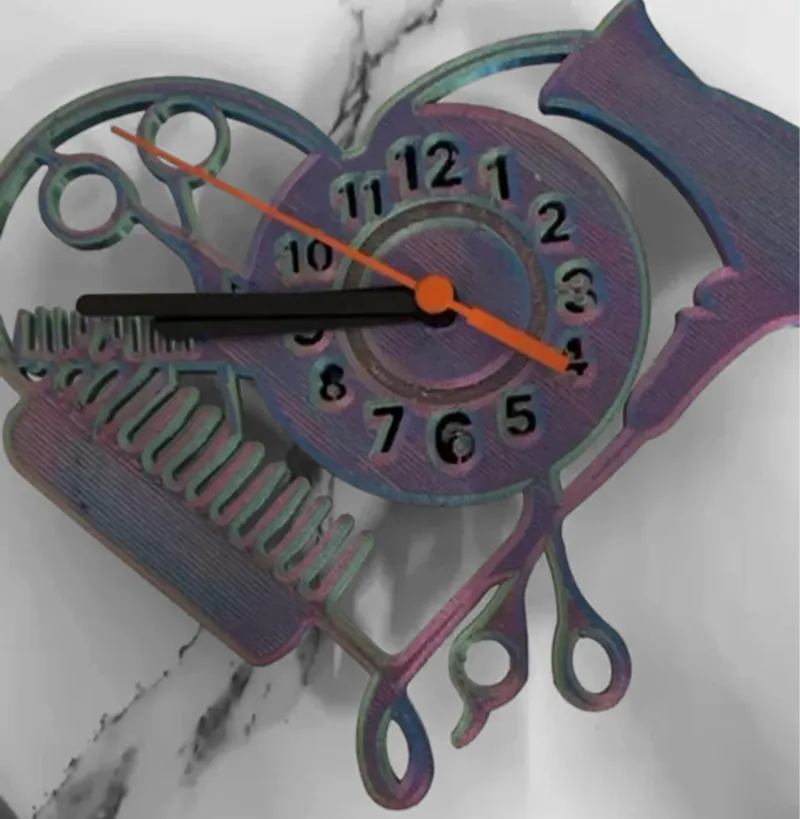 orologio da muro parrucchiera
