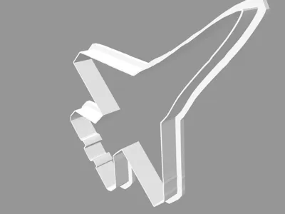 Jet Cookie Cutter 3