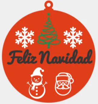 bola feliz navidad