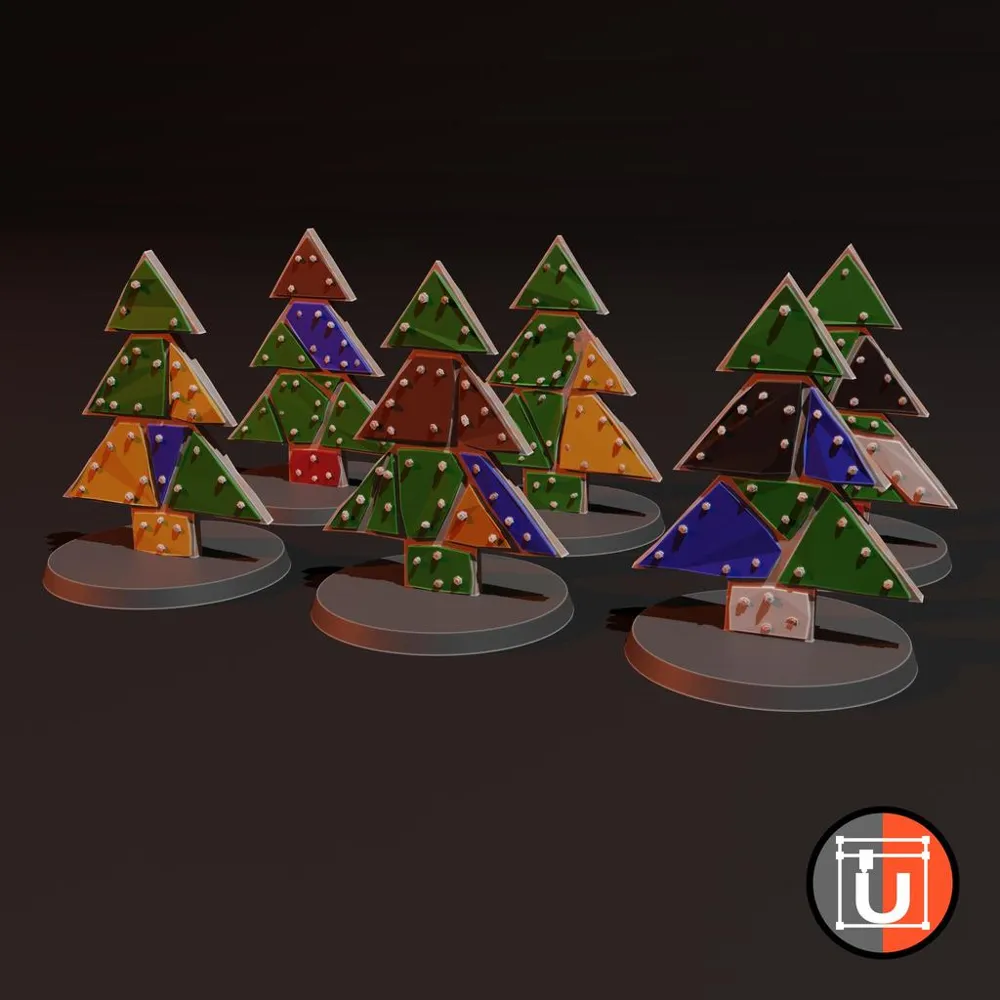 Scrap Metal Christmas Trees by Udo's 3D World - MakerWorld