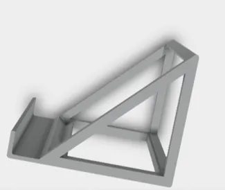 Phone stand hollow