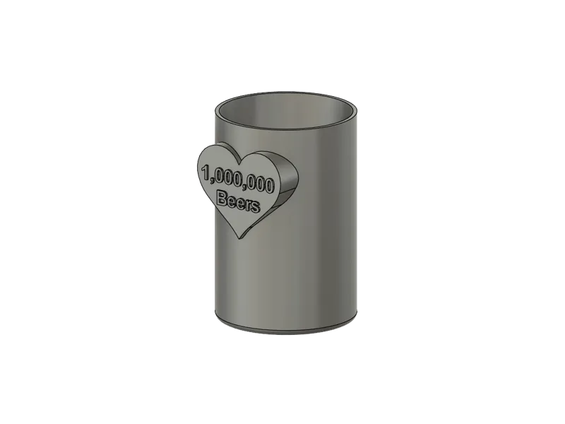 1,000,000 beers can koozie