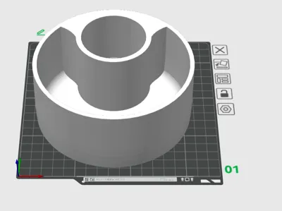 Modular pistachio container for 250 grams