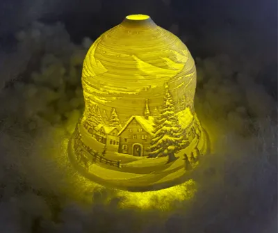 Christmas lithophane