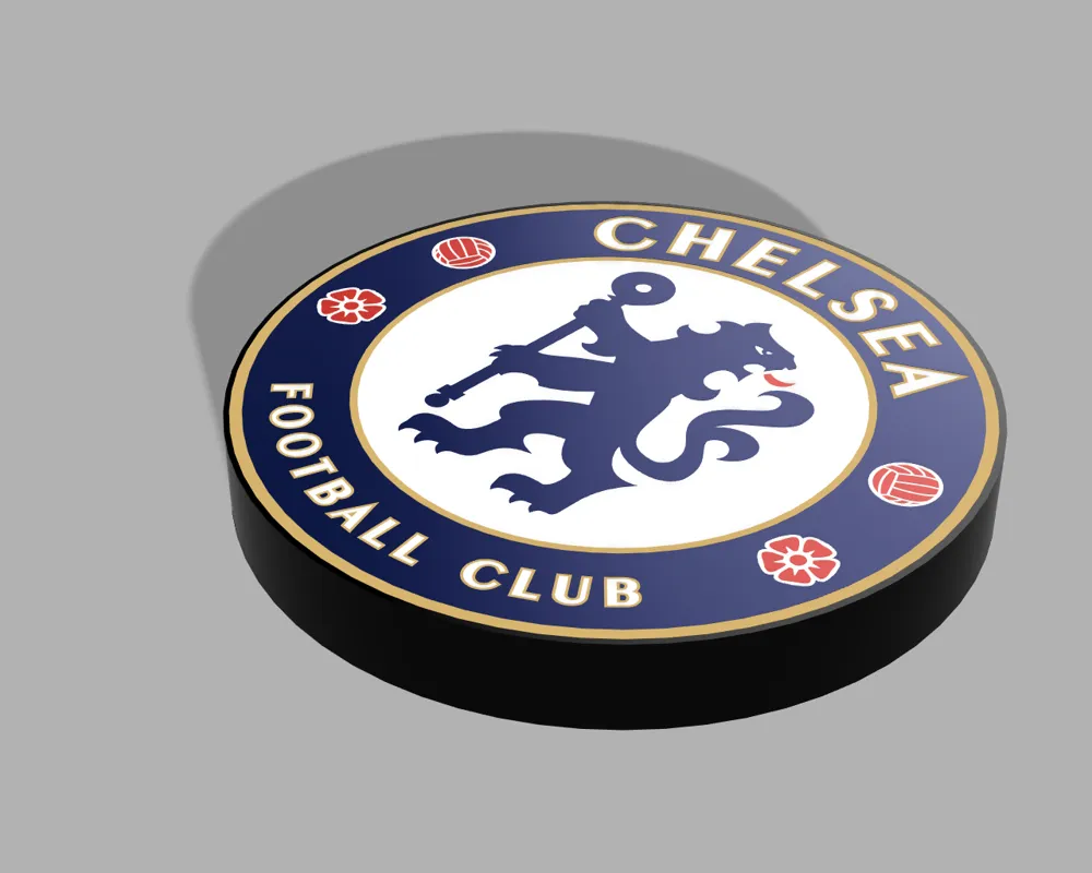 Chelsea FC LED Lightbox Sign - Free 3D Print Model - MakerWorld