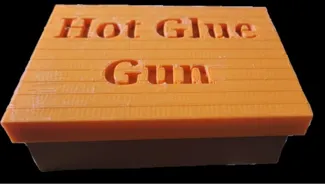 Hot Glue Box Storage