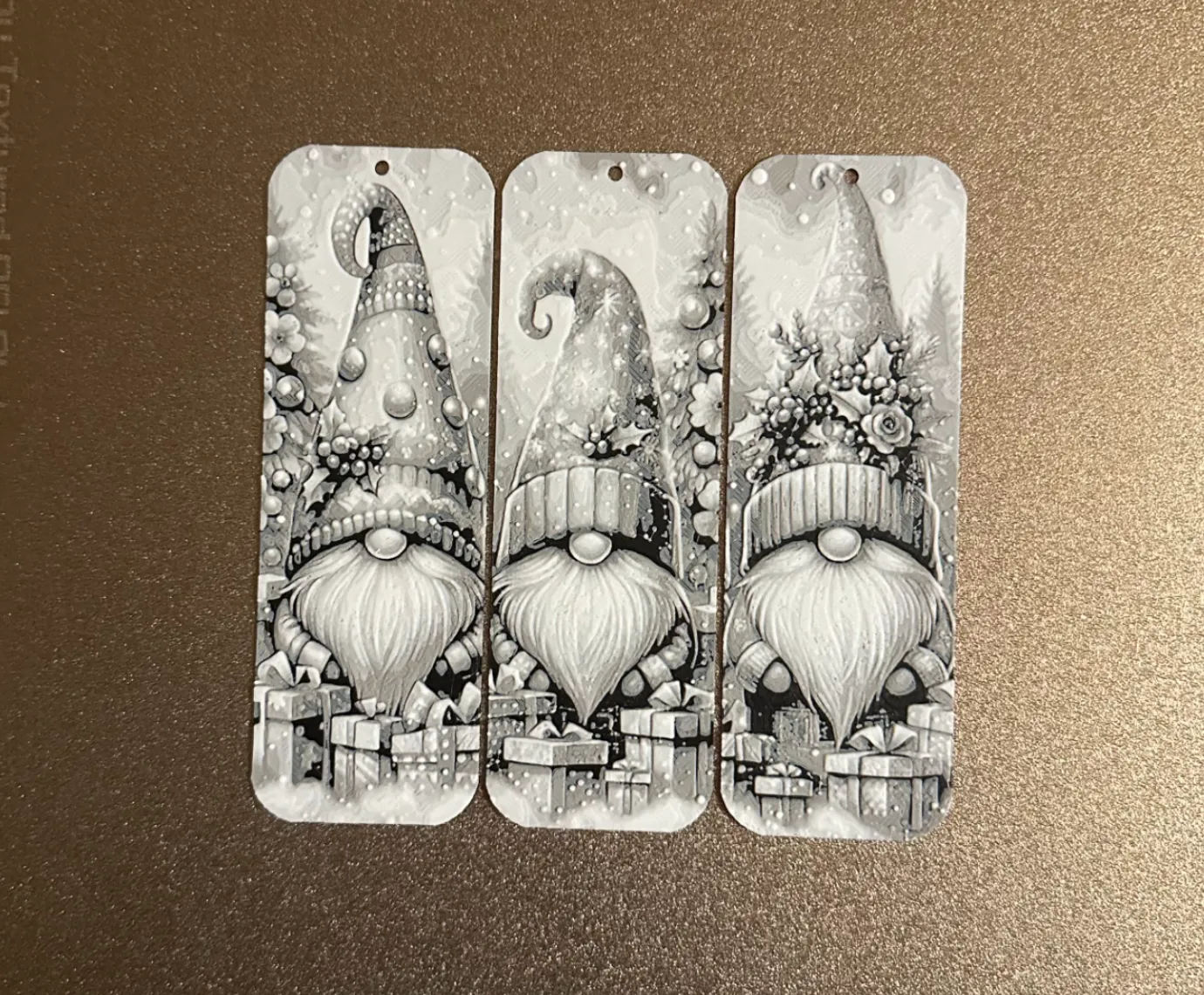Christmas Gnome Bookmarks
