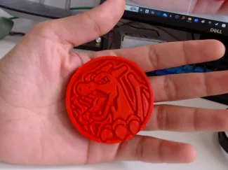 Pokemon Charizard coin