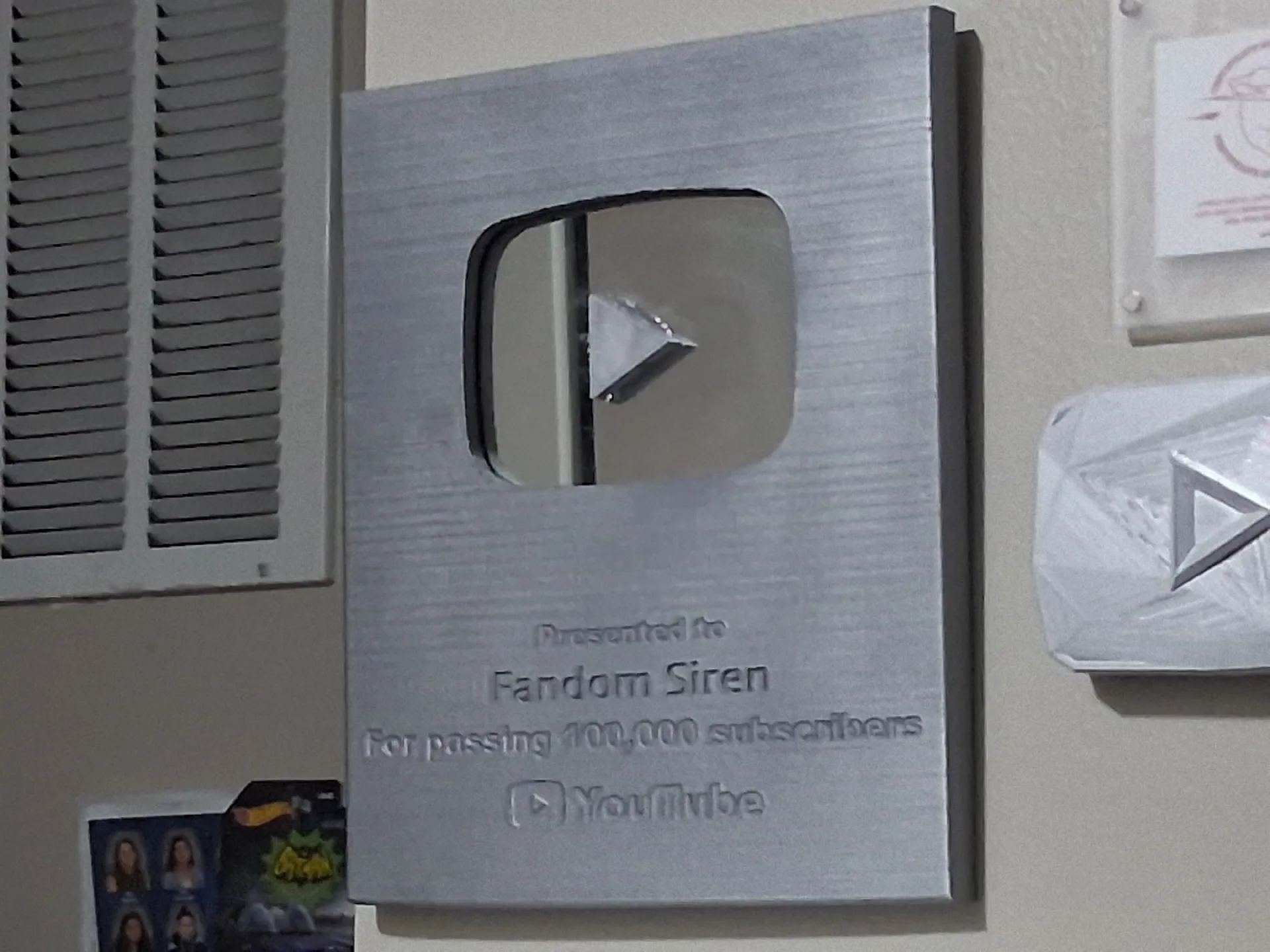 YouTube Silver Play Button