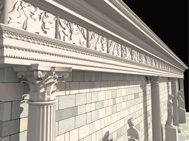corenthian column 