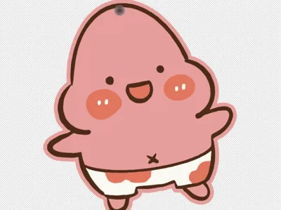 Patrick Star Keychain