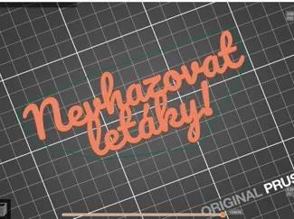Symbol "Nevhazovat letáky!"