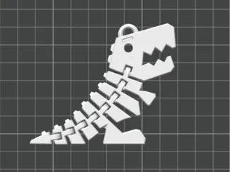 The Flexi Rex - keychain