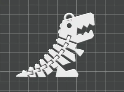 The Flexi Rex - keychain