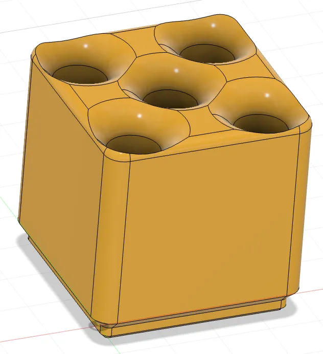 Gridfinity 5x any pencil holder