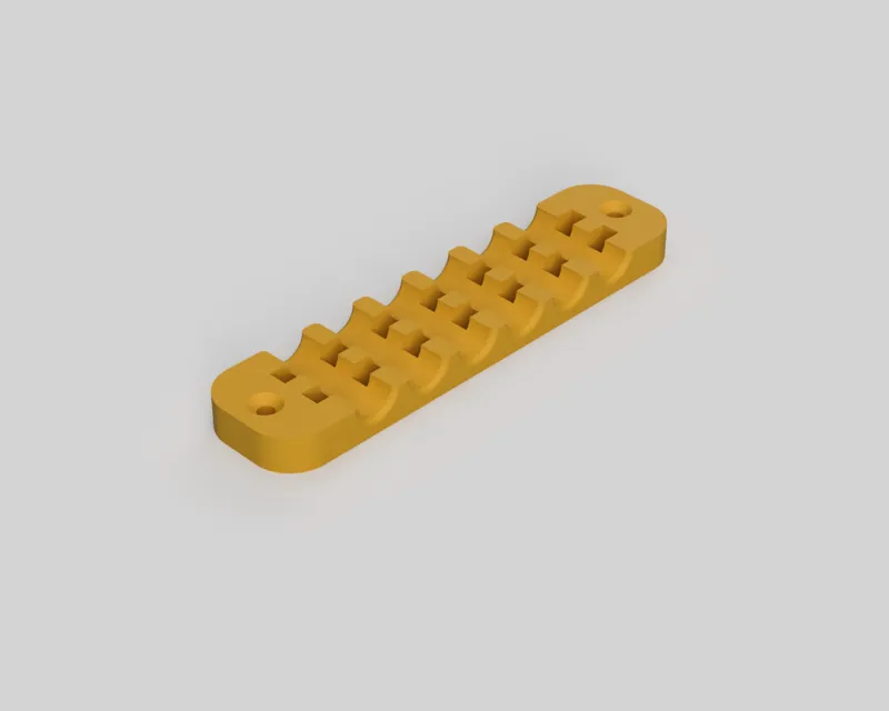 Zip Ties cable management plate with screw holes
