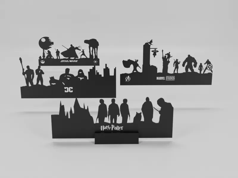 Modular Silhouette Display