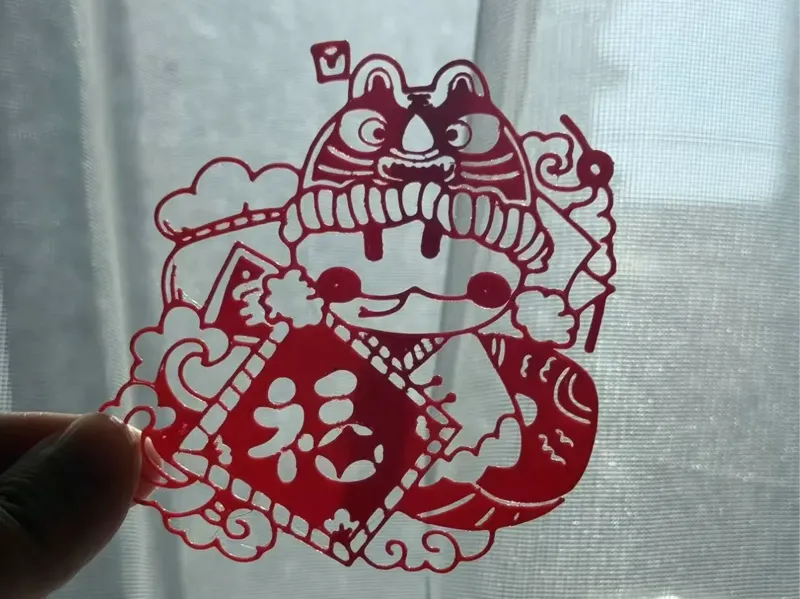 蛇年窗花