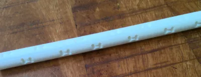 embossed dog bone roller (pottery, cooking)