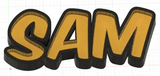 LED Namenslampe "SAM"