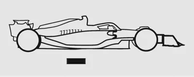 F1 Car Silhouette