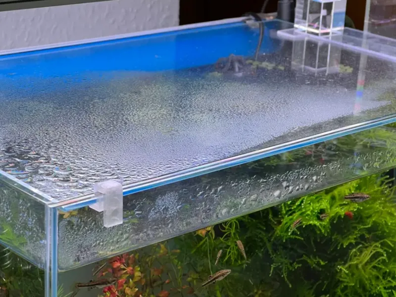Glass cover holder aquarium / fish tank