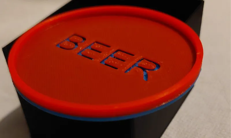 MultiColor Beer coaster