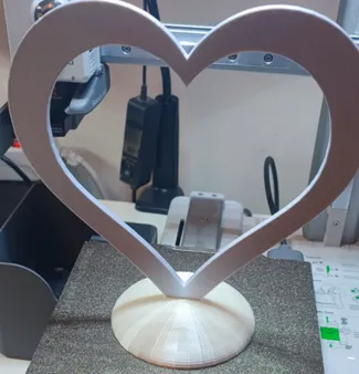 Cuore con base ad incastro