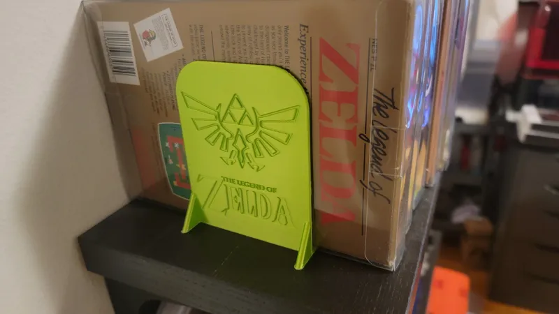 Bookend style Video game stand