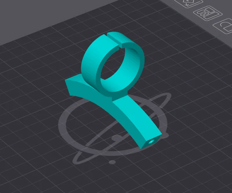 Filament guide from spool holder