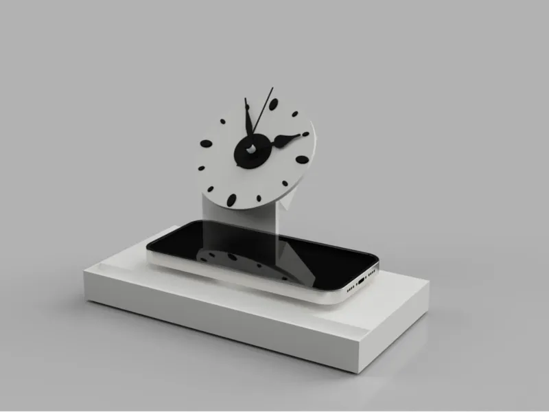 Magsafe compatible clock. 
