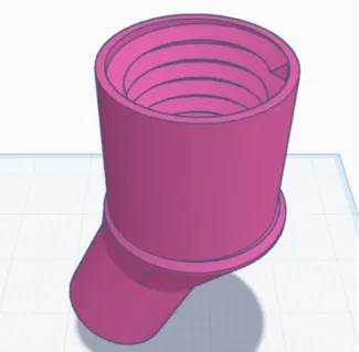 Domino DF500 to Hercules Dust Extractor adapter