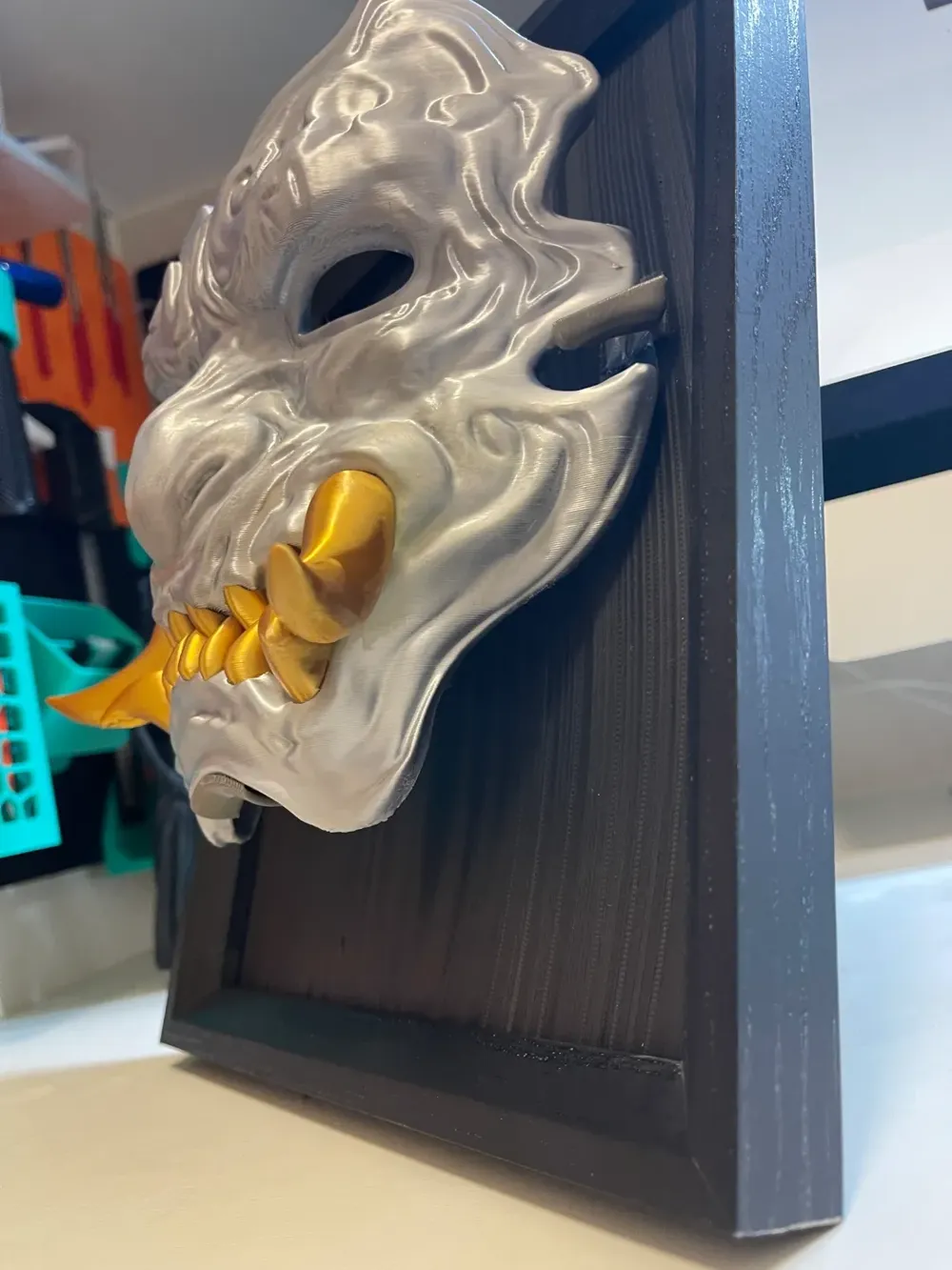 Nuno Mask Pattern Nü Mask Frame and Mount Remixed by 独脚海上漂 - MakerWorld