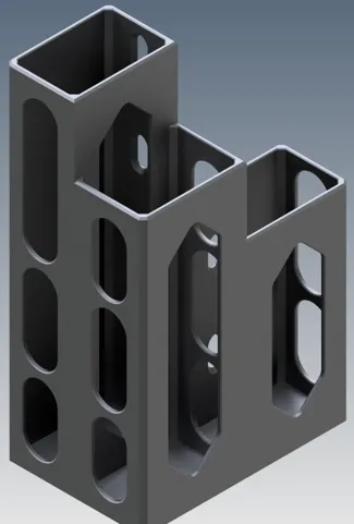 Ziptie Holder / Corner cable tie box