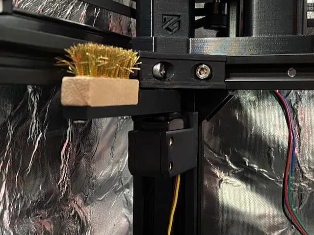 Mercury One (Ender-5) servo nozzle brush