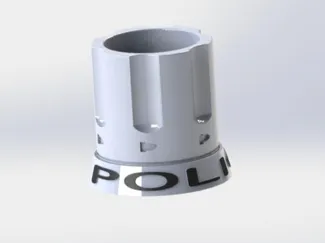 Porta objeto cilindro arma