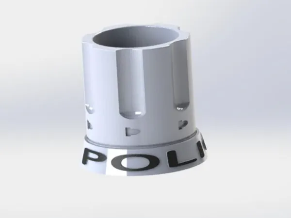 Porta objeto cilindro arma