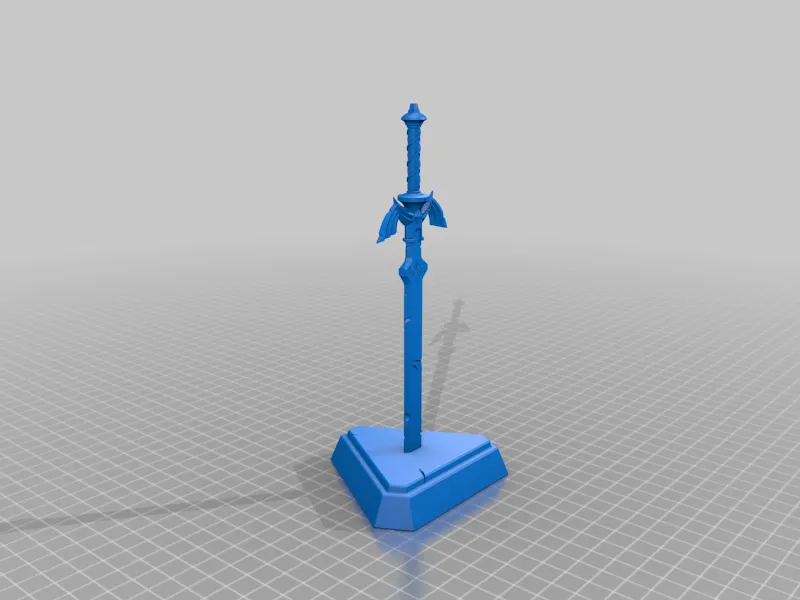 Twist Lock Zelda Box - Topper Master Sword healed