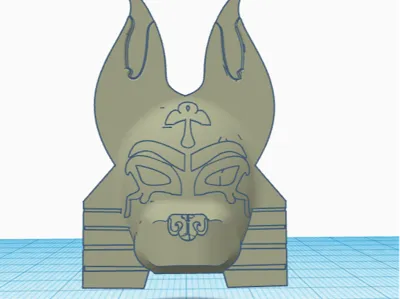 Anubis head for a dummy 13
