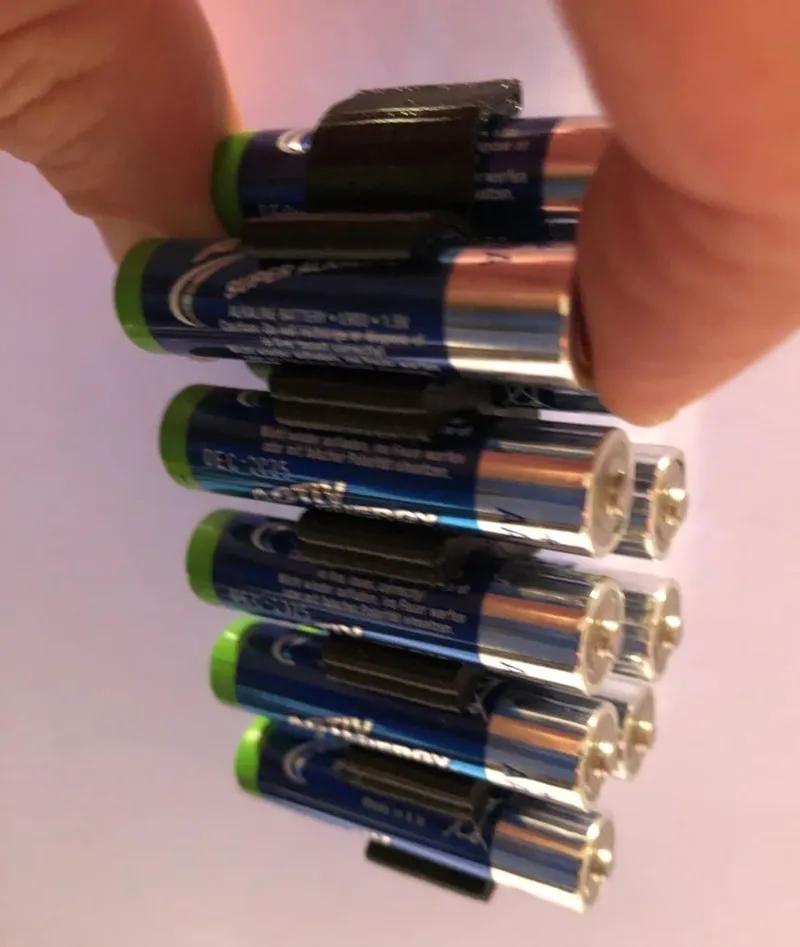 AAA battery clip and belt clip