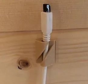 Cable Clip Mount - Holder in twist in design