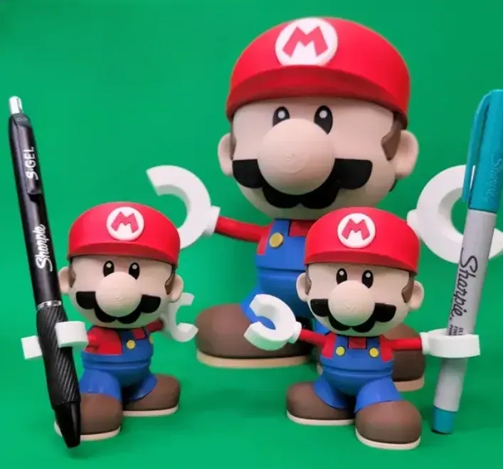 Super Mario Pen Holder Tool Rack by 王优秀 MakerWorld: Download Free 3D Models